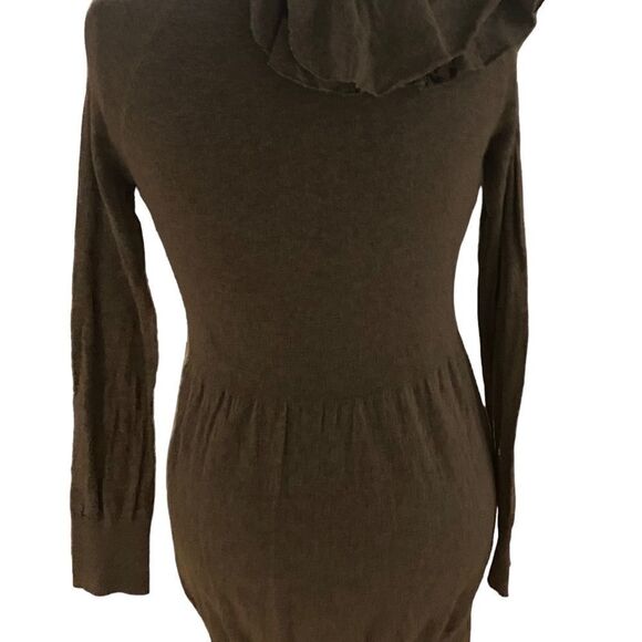 Moth size small ruffled accent cardigan excellent condition - Picture 4 of 4